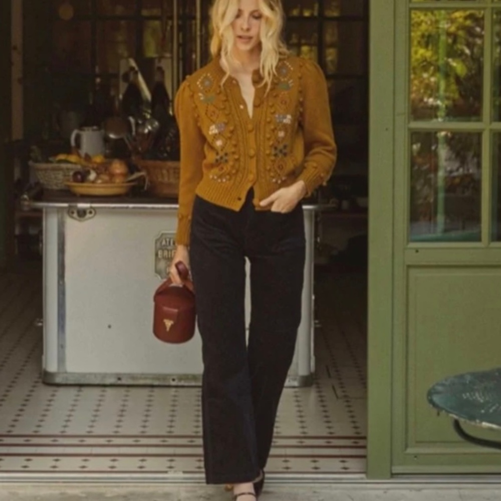 Dôen Maritime Pants Black Cord NWT Size 29